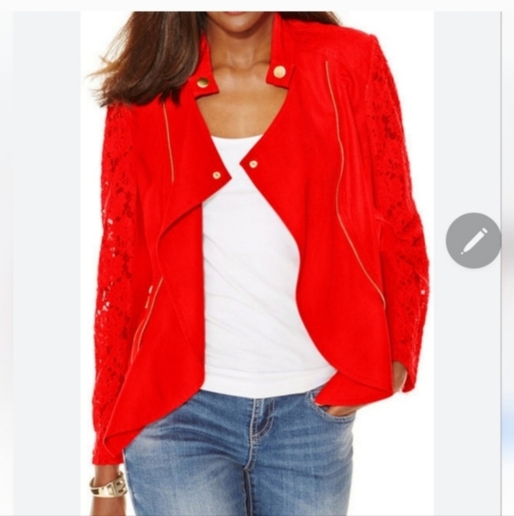 RARE Ashley stewart 18/20 lace jacket
